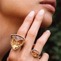 Anillo Rebecca Mujer COCKTAIL in Bronce Quarzo idrotermale BCOAOC10 - BCOAOC10